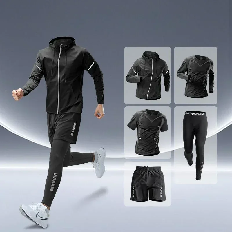 New Gear Running - Conjunto Deportivo para Hombre, Ropa Ajustada