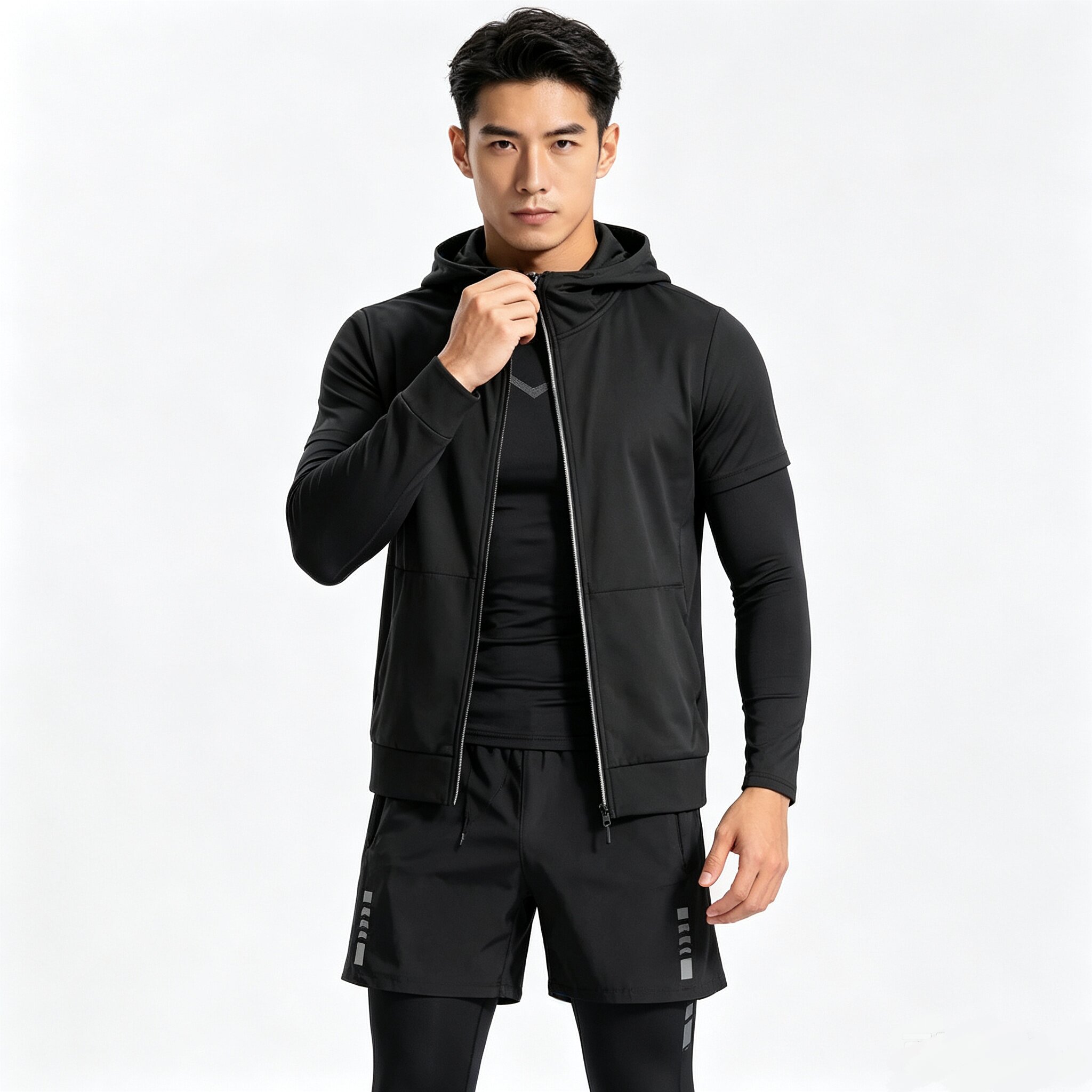 New Gear Running - Conjunto Deportivo para Hombre, Ajustado, de