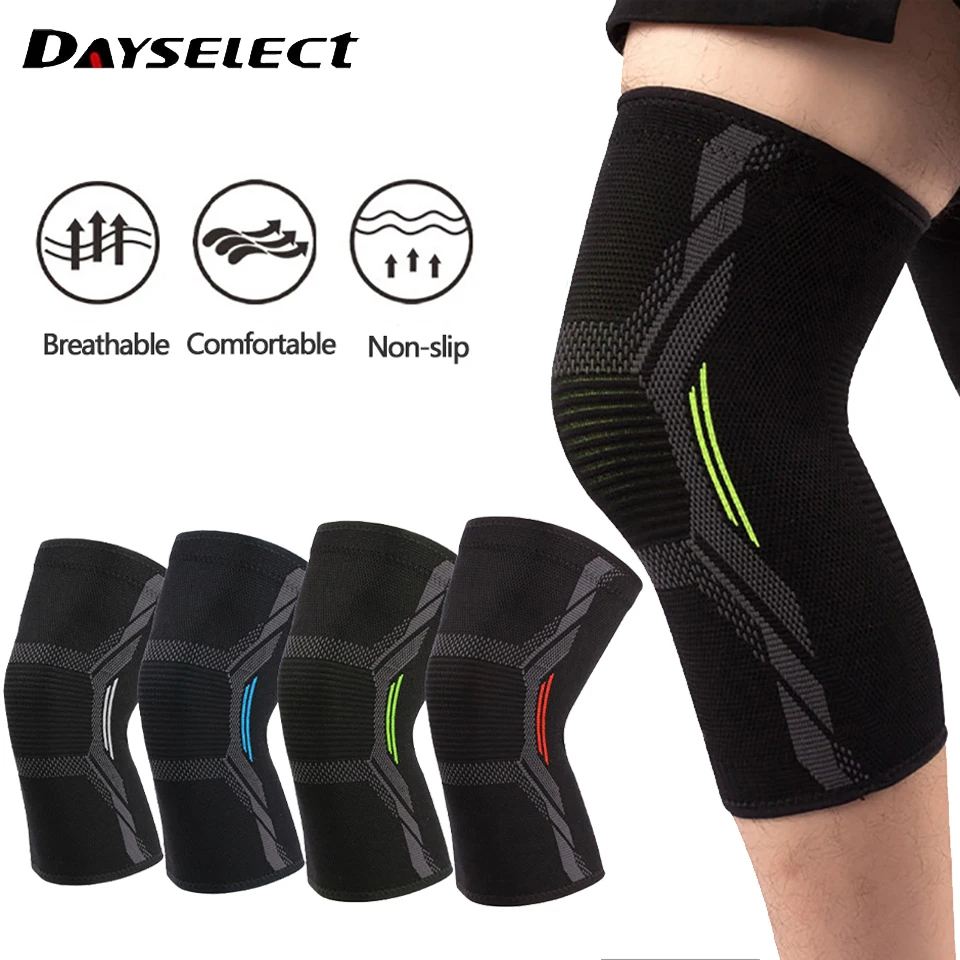 Running Gear In The Cold - Rodillera deportiva de nailon tejido, equipo