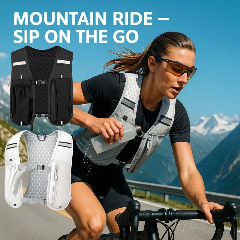 Running Gear Trail - Chaleco deportivo unisex, resistente al agua