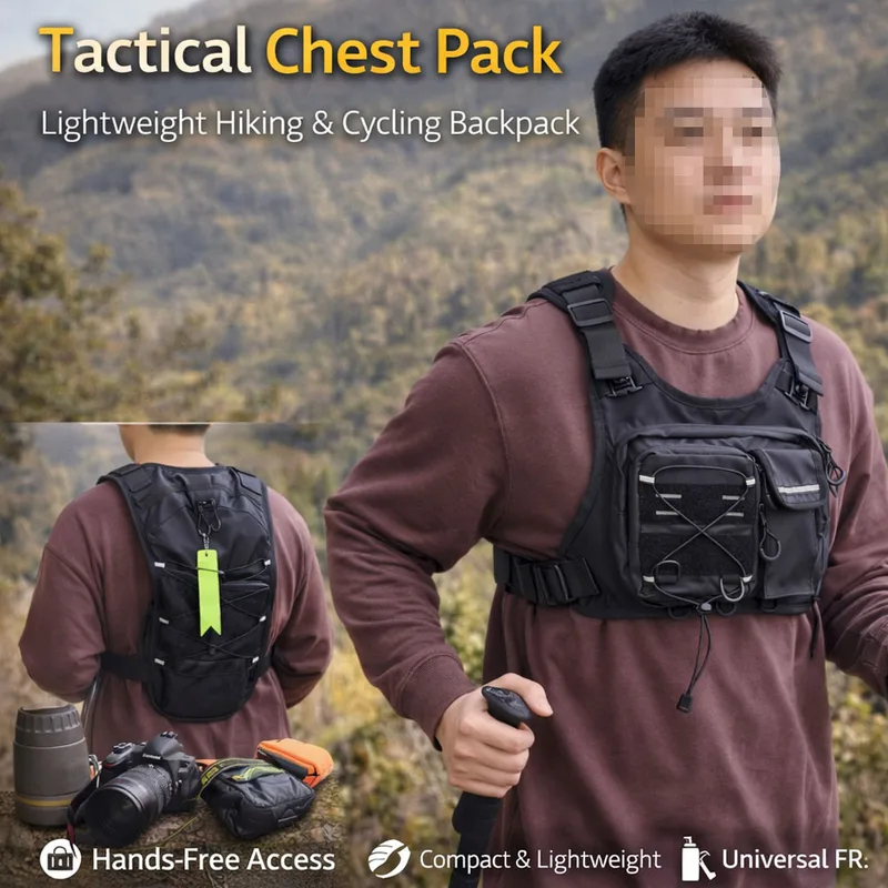New Gear Running - Chaleco Táctico 2026 con Bolsa de