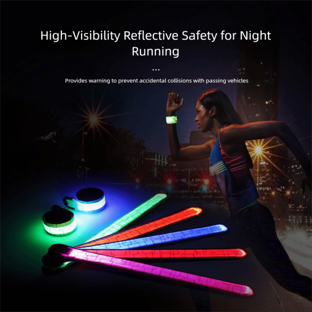 Running Gear Lights - Brazalete para correr de noche con