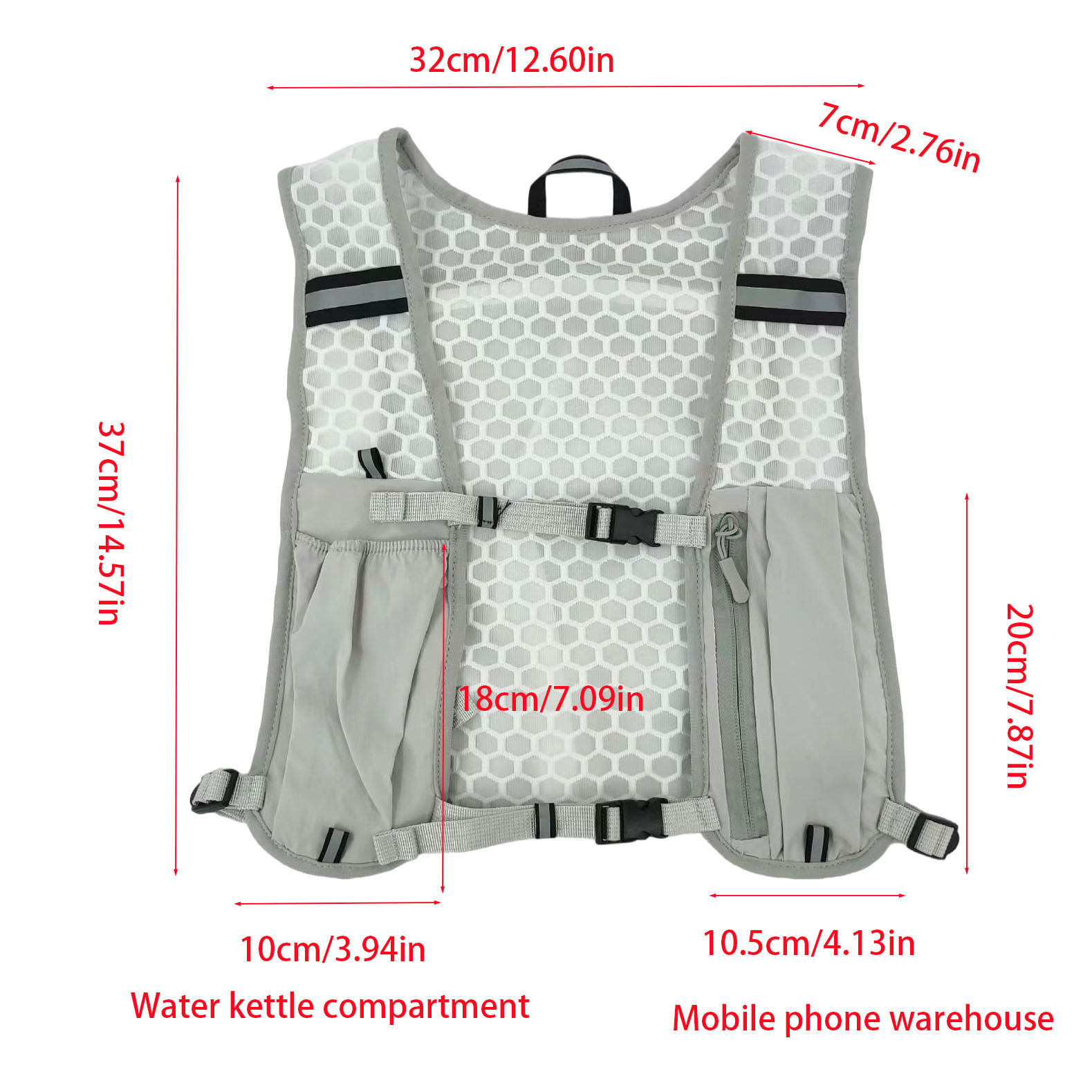 Chaleco Ligero para Correr y C - Running Gear Storage reseña y precio