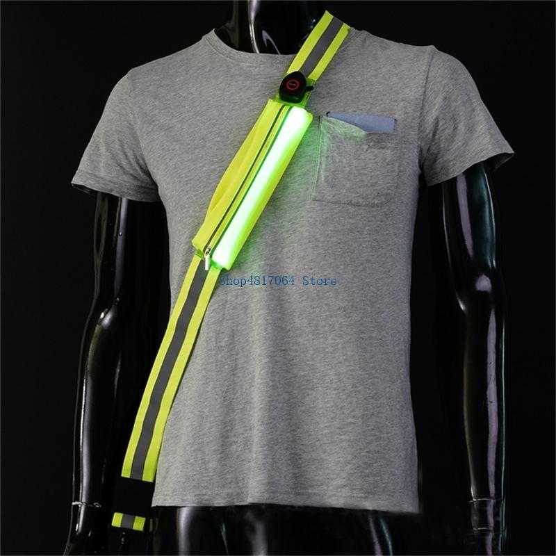 Cinturón reflectante LED visib - Running Gear Lights reseña y precio