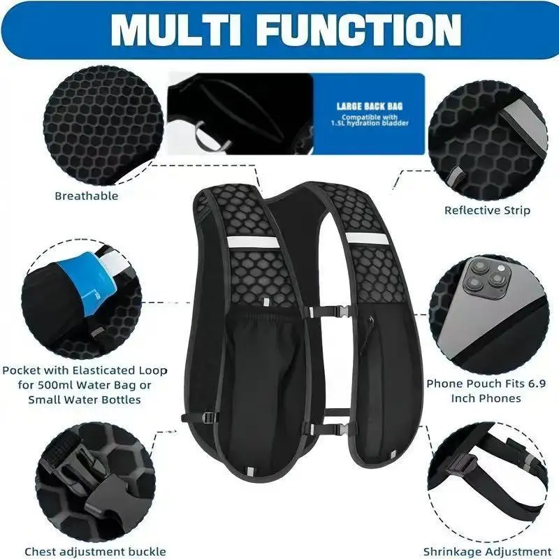Chaleco deportivo unisex, resi - Running Gear Trail reseña y precio