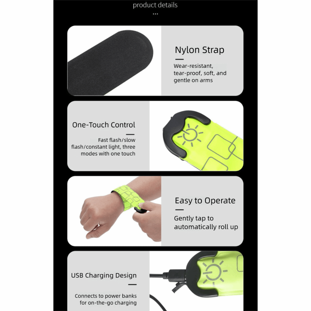 Brazalete Reflectante para Cor - Running Gear Lights reseña y precio