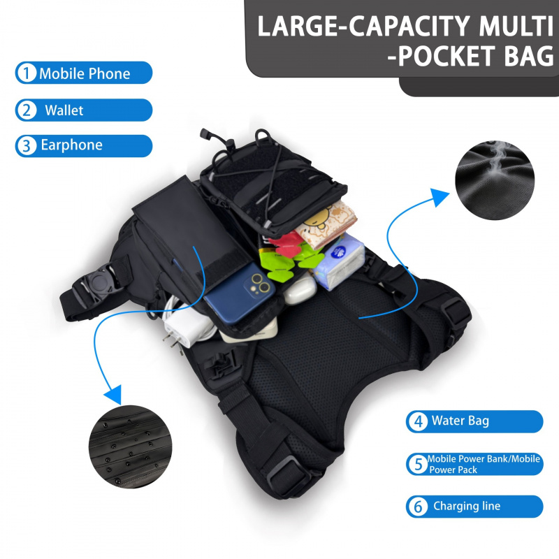 Chaleco Táctico 2026 con Bolsa - New Gear Running reseña y precio