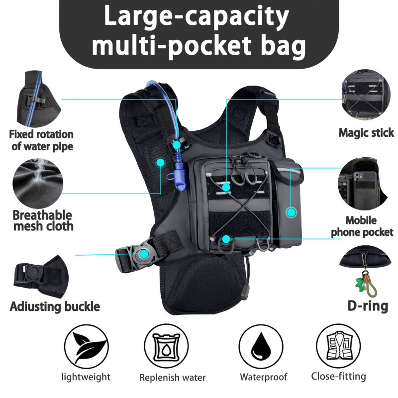Chaleco Táctico 2026 con Bolsa - New Gear Running reseña y precio