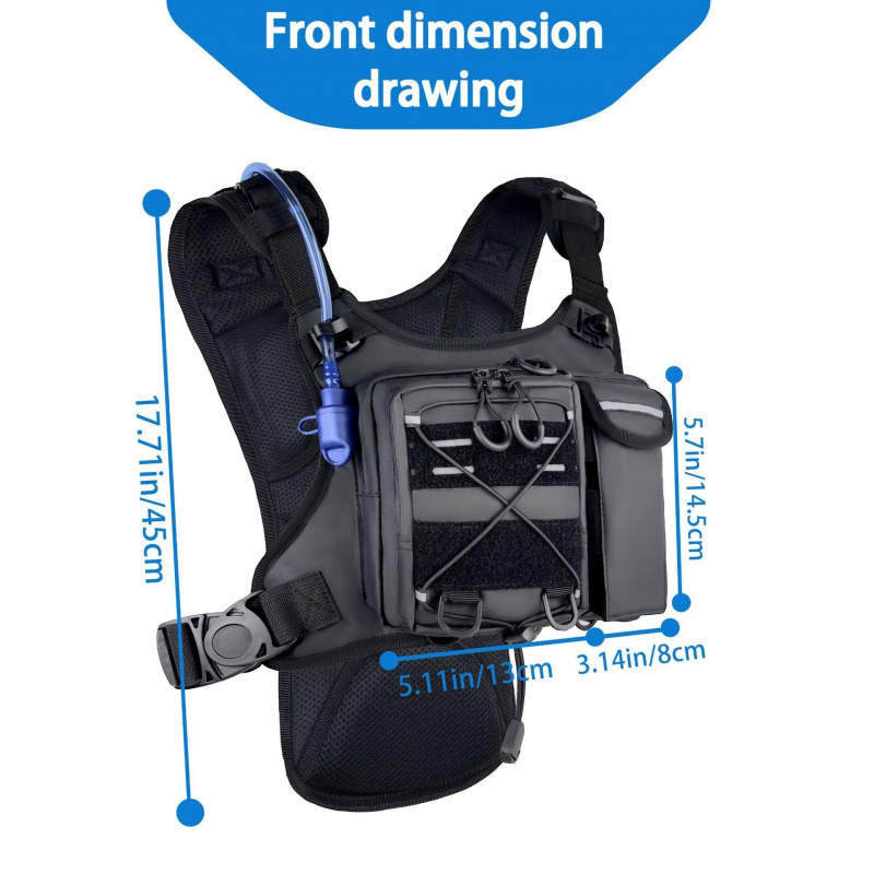 Chaleco Táctico 2026 con Bolsa - New Gear Running reseña y precio